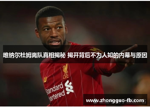 维纳尔杜姆离队真相揭秘 揭开背后不为人知的内幕与原因